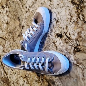 Keds Canvas Sneakers, Taupe, Size 9.5